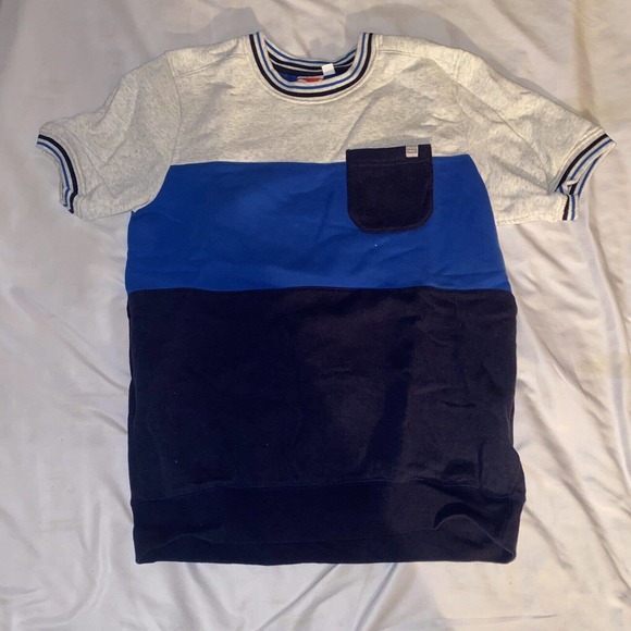 Puma Mmq Crew Neck Short Sleeve Sweatshirt Mens Size Small Colorblock - Picture 8 of 8
